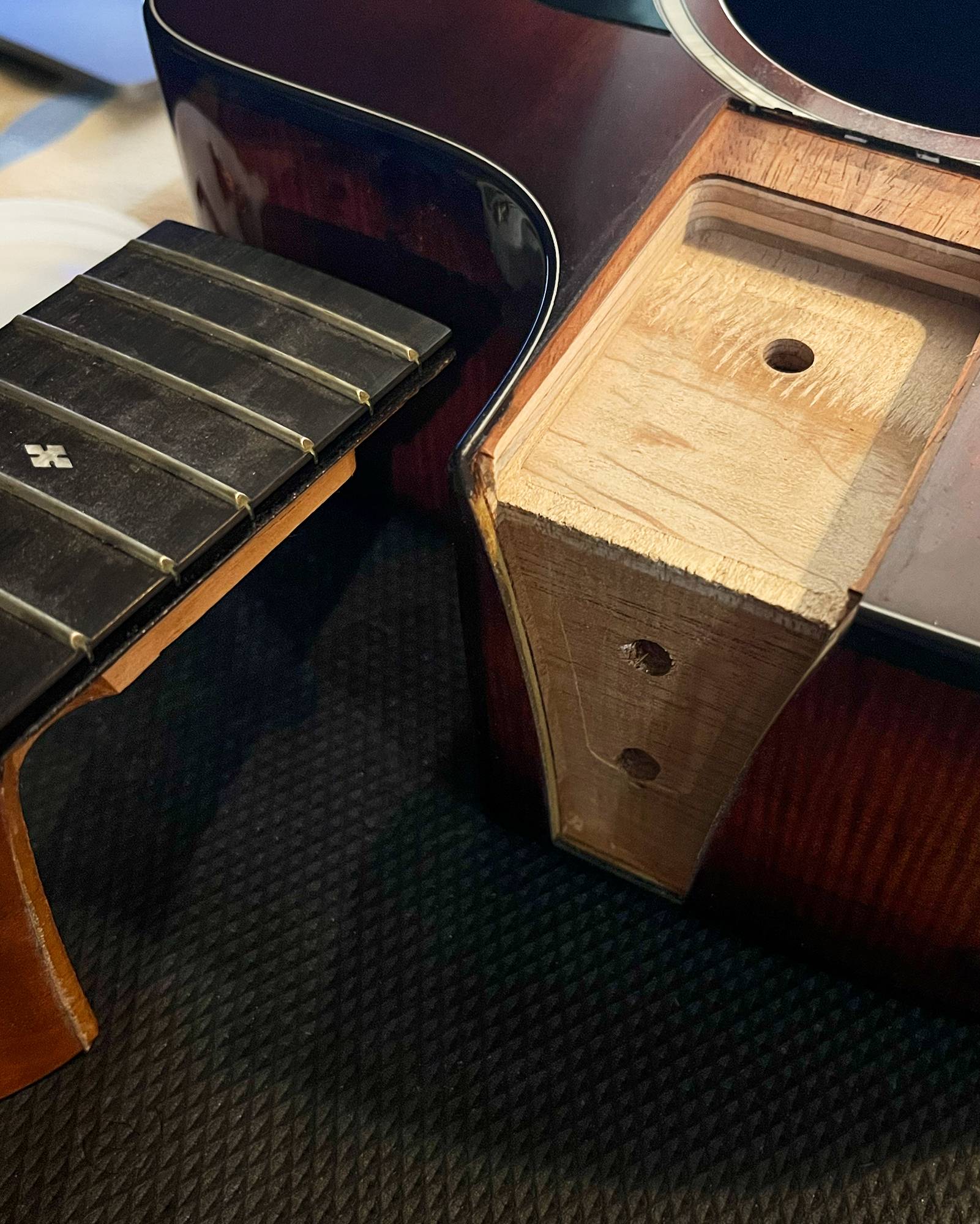 Taylor Acoustic Body & Neck Joint