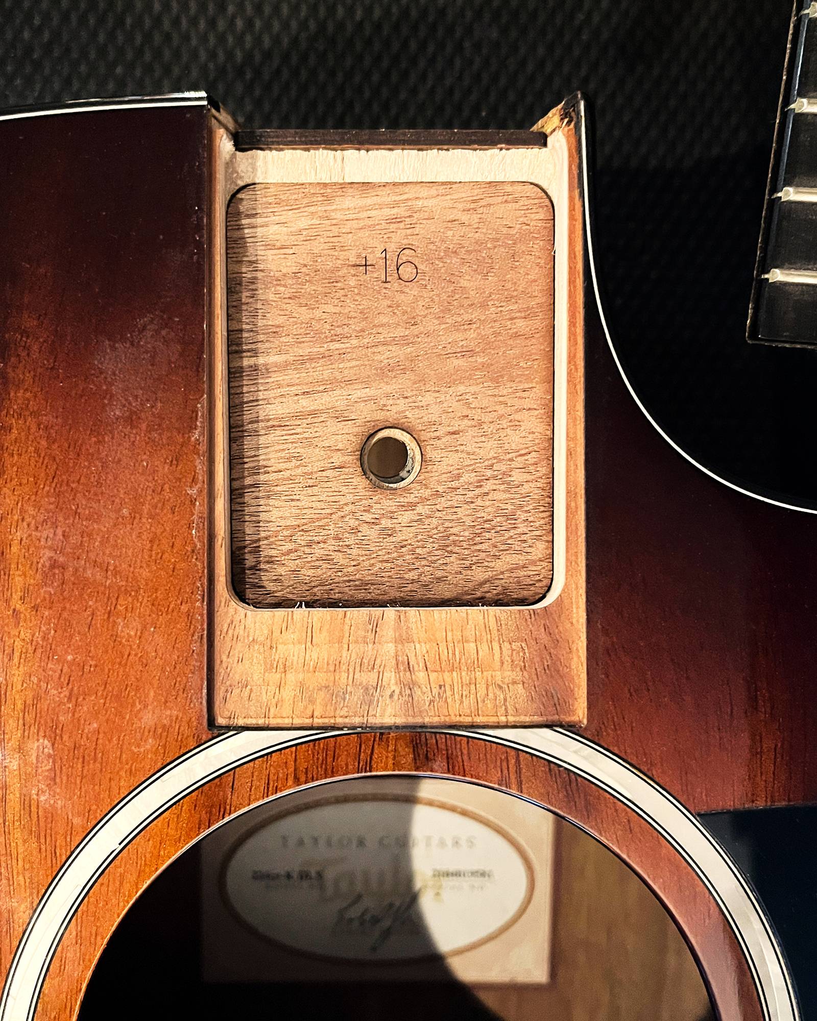 Taylor Acoustic Pickups Shims In The Neck Pocket